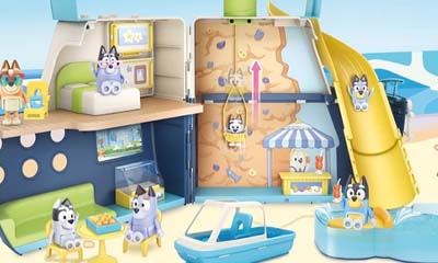 Free Bluey Cruise Ship Play Set