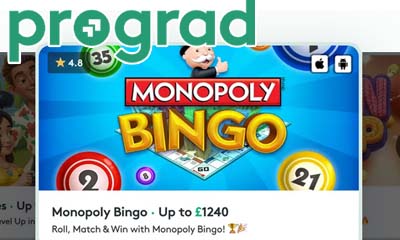 Earn up to &pound;500 Playing Monopoly