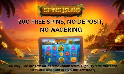 Get 200 Free Spins Plus Extra Bonus